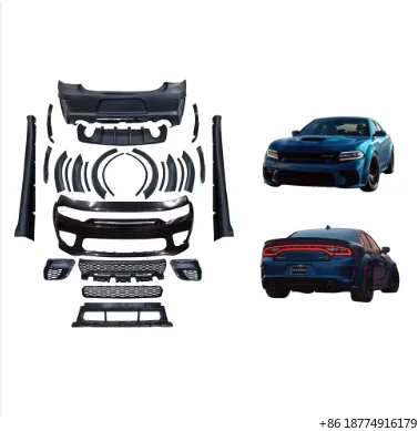 

Новый комплект широкого обвеса для Dodge Charger 2015-2023 SRT с передним и задним бампером, решеткой радиатора и накладками на фары