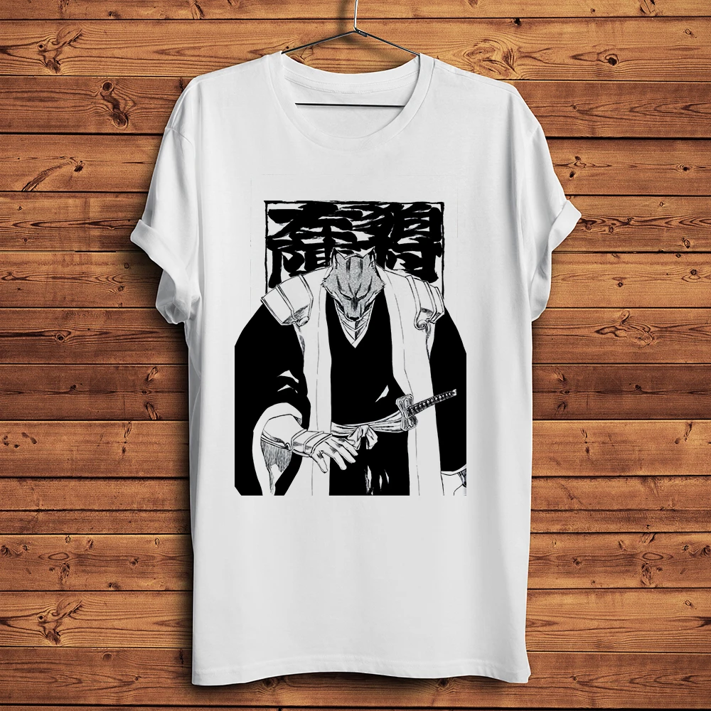 bleach Gotei 13 Kyoraku Shunsui Ichimaru Gin Funny anime T-Shirt Men Short sleeve Tee Unisex Manga Streetwear TShirt