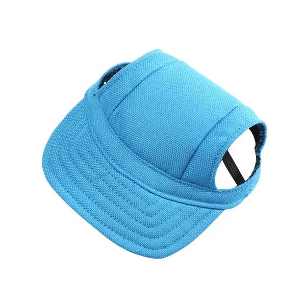 

Dog Baseball Cap Blue Size S Small Oxford Fabric Hat Breathable Ear Holes Pet Puppy Sports Hat Dog Baseball Cap