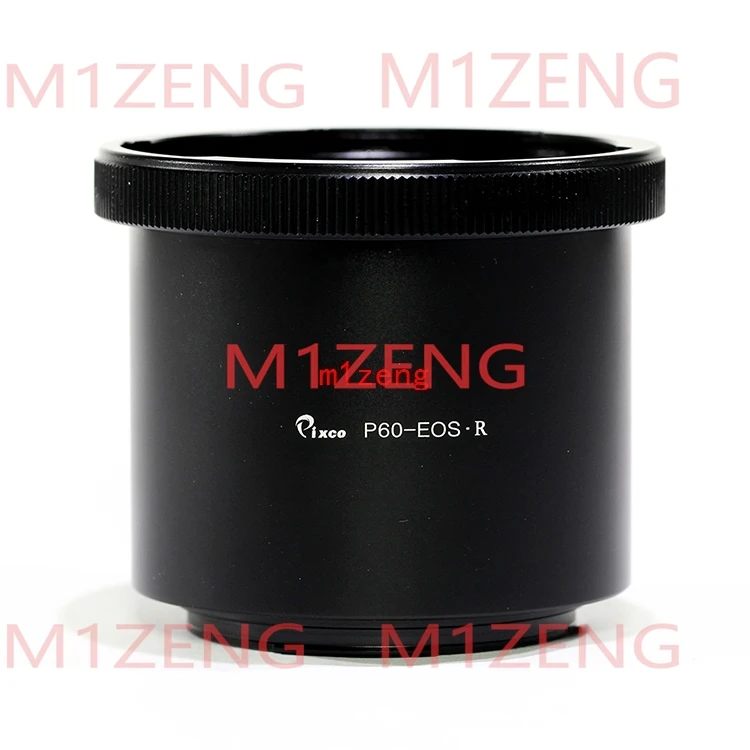 

p60-EOSR Adapter Ring for p6 Pentacon 6/Kiev 60 p60 Lens to canon RF mount eosr R3 R5 R5C R6II R6 R7 RP R10 R50 camera