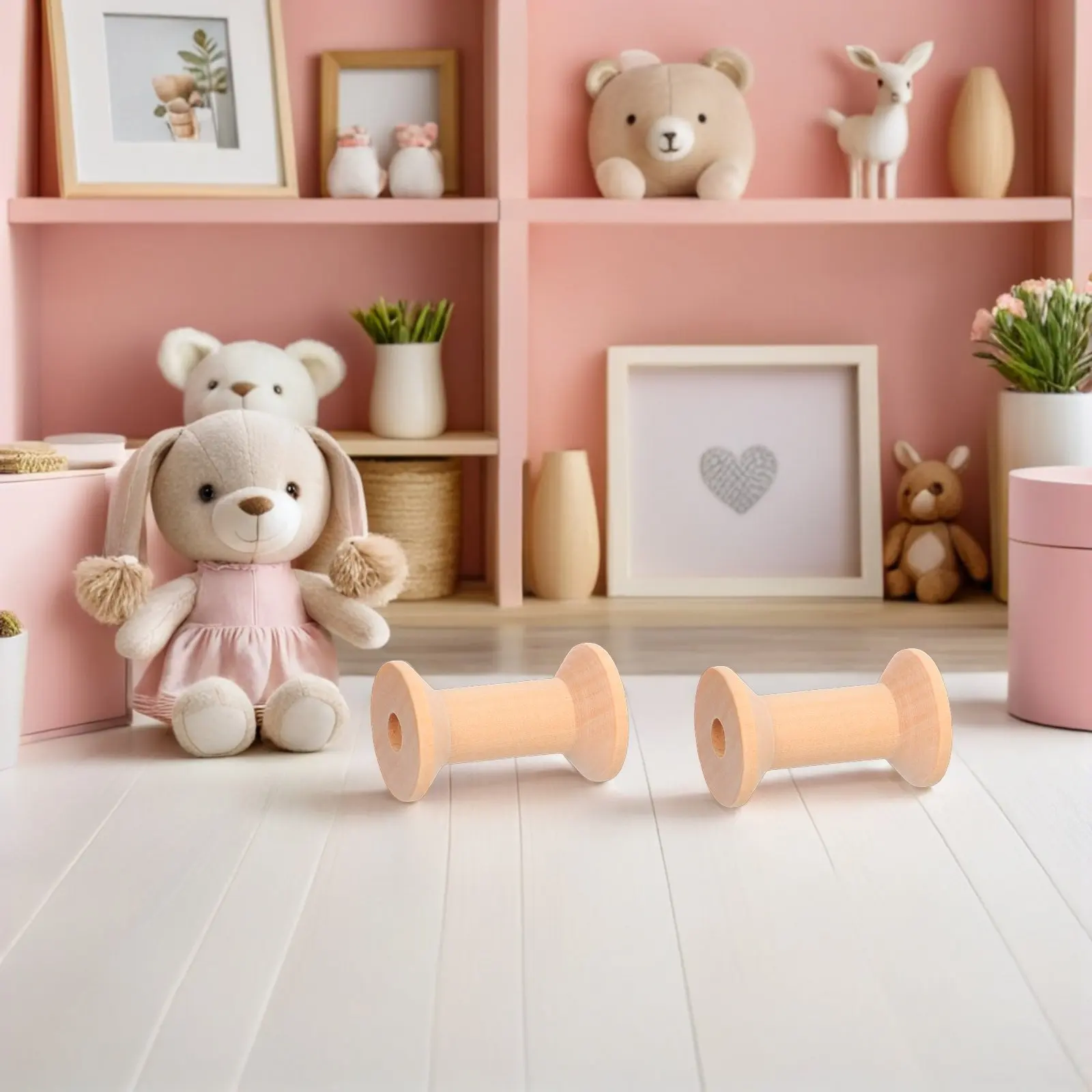 

50 шт. винтажных деревянных катушек, необработанные, из натурального дерева, пустые шпульки для ниток, для рукоделия, DIY, хранения шнуров и пряжи