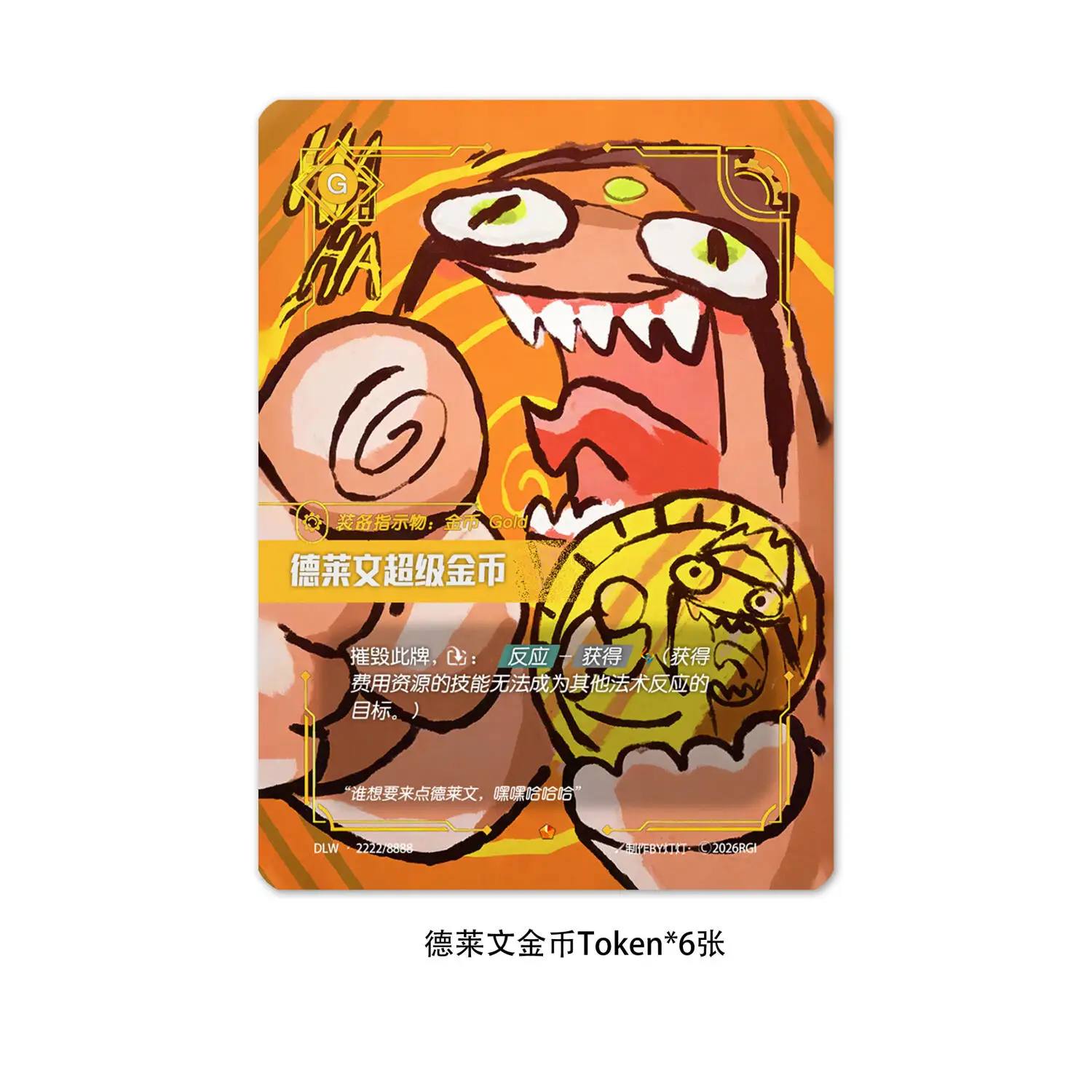 Fundas Protectoras para Cartas Draven Hechas a Mano, Indicador de Token, WS OPCG PTCG TCG, Cubierta Protectora para Cartas Draven, Juego de Competición, Regalo, Juguetes