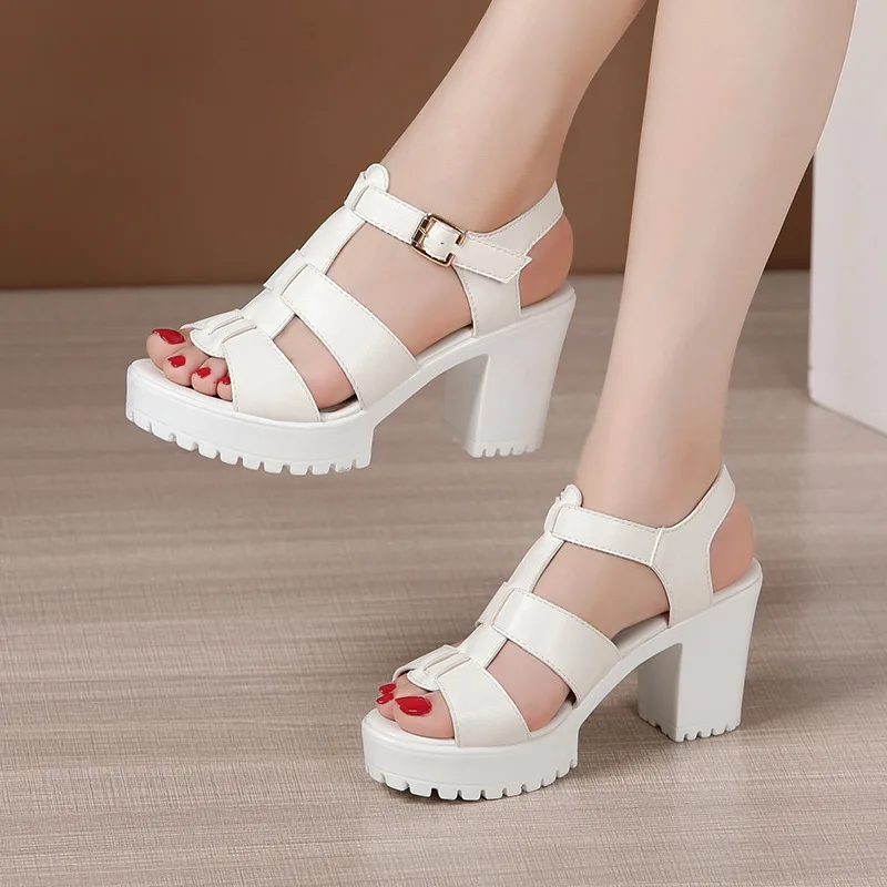 32-43 Ladies Elegant Summer Shoes For Women Beach Wedge High Heel Sexy Platform Sandal Woman New 2022 High Quality Female Shoes