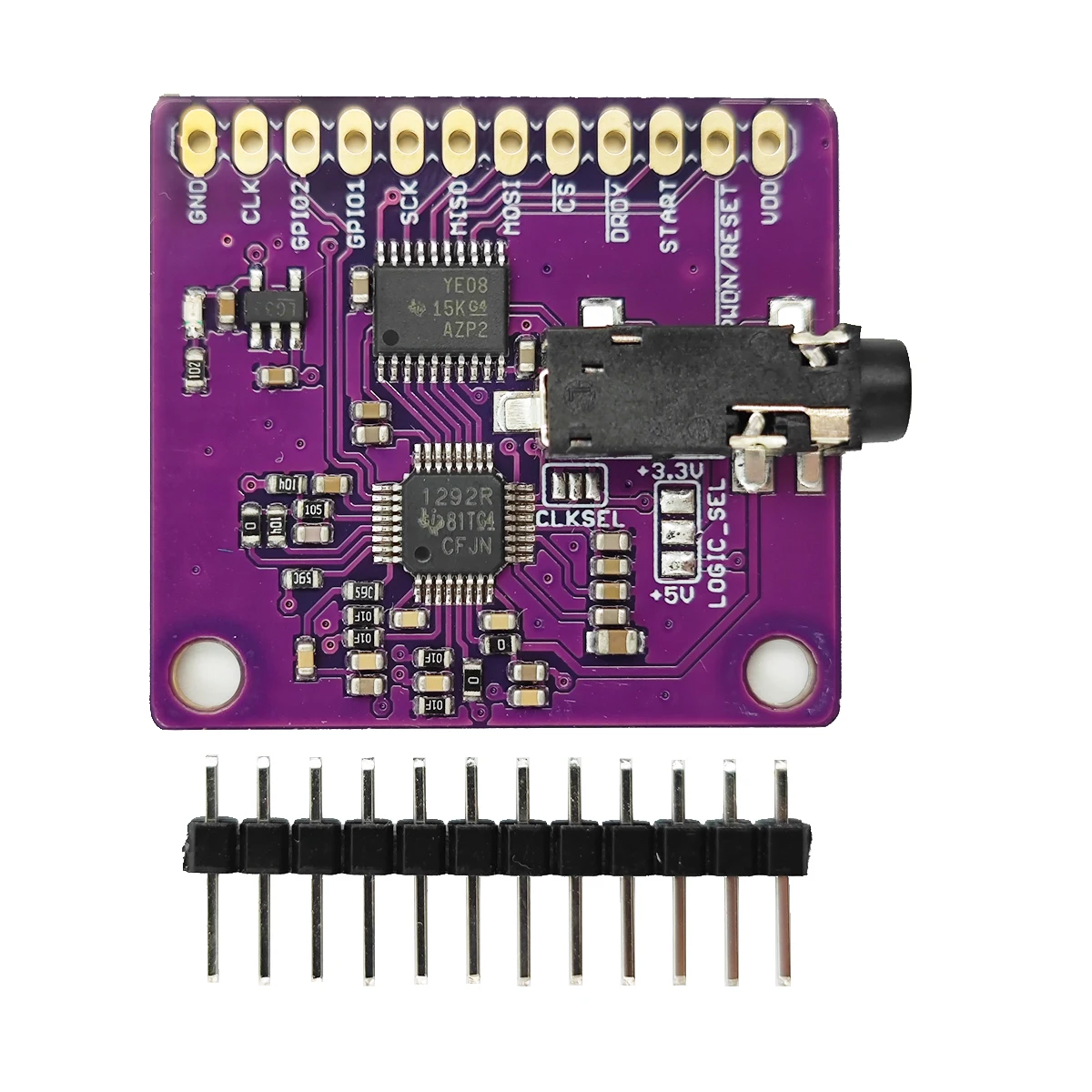 ADS1292R Analog front-end IC for ECG and respiration measurement