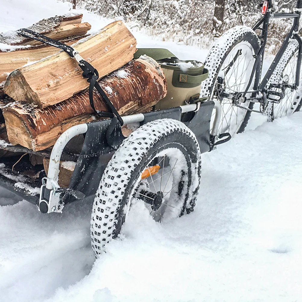 2Pcs Universal Bike Trailer Coupler Steel Linker Hitch Adapter Mount Easy Install Compatible with Bicycle Electric Bike Towing