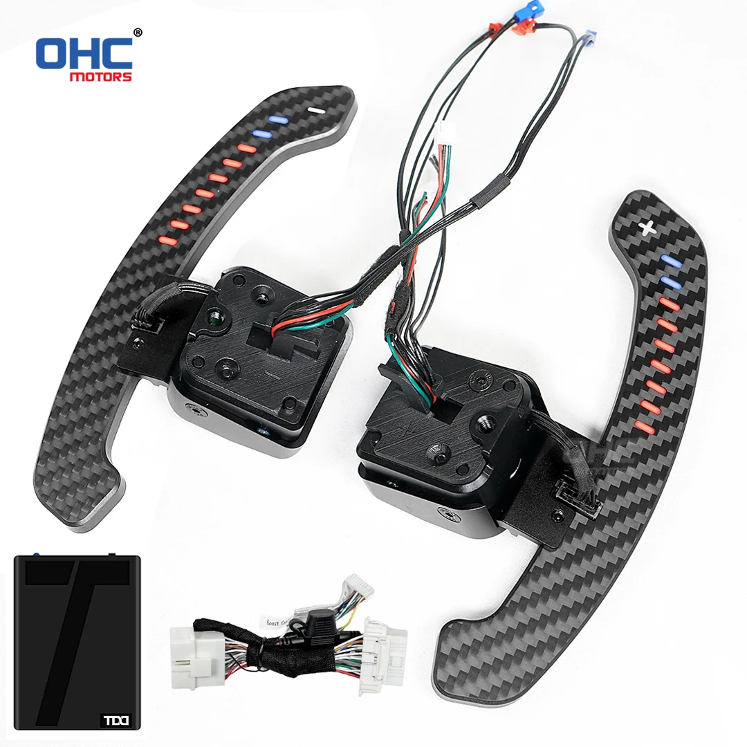 

LED Magnetic Carbon Fiber Paddle Shifters For Audi B8 B8.5 B9 C8 A1 A3 A5 Q2 Q3 Q4 Q5 Q7 Q8 S1 S2 S3 S4 S5 SQ5 RS3 RS4 RS5 RSQ5