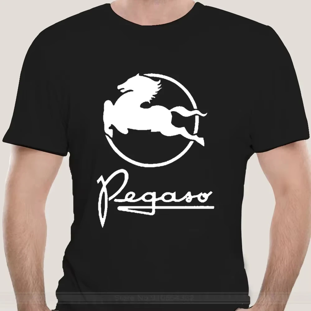 قميص Camicia قميص تي شيرت Hemd pegaso شاحنة تظهر العنوان الأصلي كم طويل هوديس للجنسين هودي قميص قصير الأكمام 2025 T