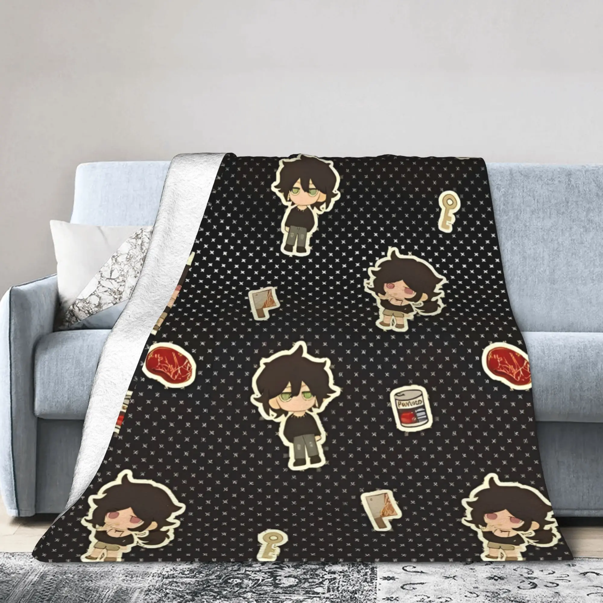 نعش آندي و ليلي البطانيات الصوف أندرو آشلي بطانية رمي ناعمة للفراش الأريكة المفرش