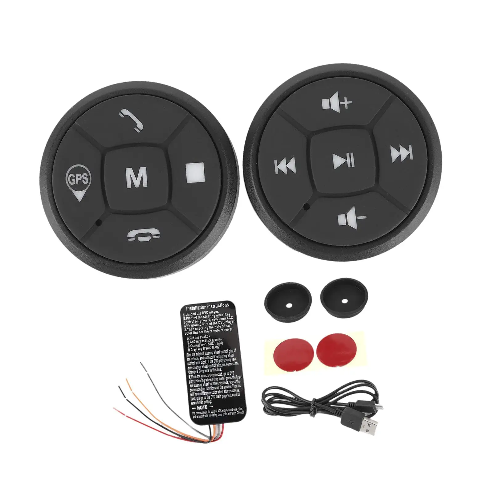 Controlador de volante Navegación Fácil de instalar Piezas de reparación multifunción Reemplazo profesional premium de alto rendimiento