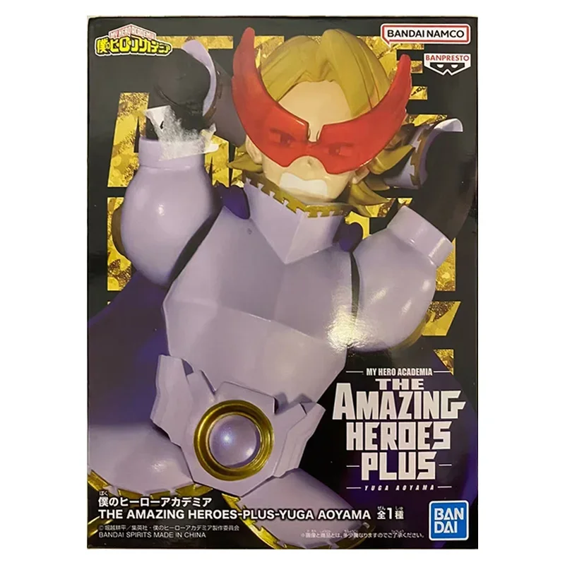 Bandai Banrresto My Hero Academia The Amazing Heroes Plus Yuga Aoyama 14Cm Original Anime Figure Model Toy Gift Collection