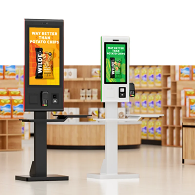 21,5-calowy ekran dotykowy POS System samoobsługowy do zamówień szybkiej obsługi Terminal Maszyna Kiosk płatniczy