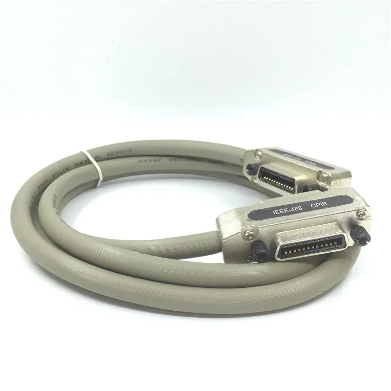 كابل GPIB من النحاس النقي IEEE488 لخط بيانات اللوحة الرئيسية للتحكم الصناعي PIC 0.5 متر-5 متر كابل أجهزة الكمبيوتر الطويل