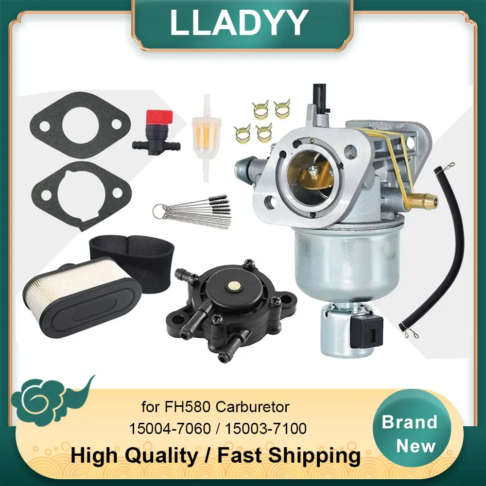 

Replacement Carburetor Kit 15004-7060 for Kawasaki FH580V FR600V - Replaces 15003-7100