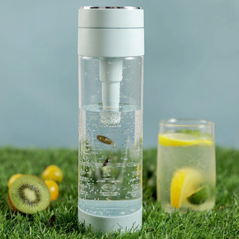 500ML Soda Machine Household Portable Bubble Water Machine Commercial Carbonated Cold Beverage Homemade Machine Gas Bomb Cup