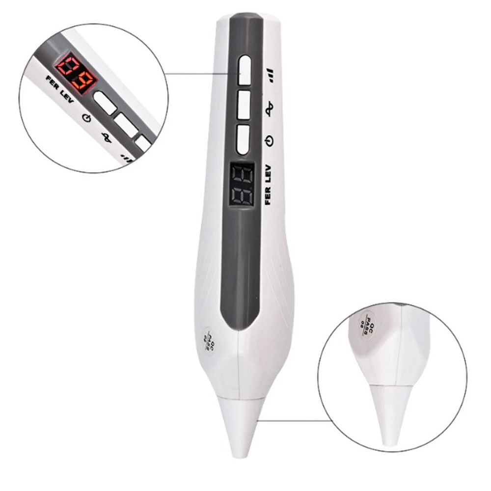 Professionelles 9-Stufen-LCD-Display Fibroblast-Plasma-Pen Augenlidstraffung Hautflecken-Entferner Muttermale Warzenentferner Schönheitsgerät für Zuhause – Detail 9
