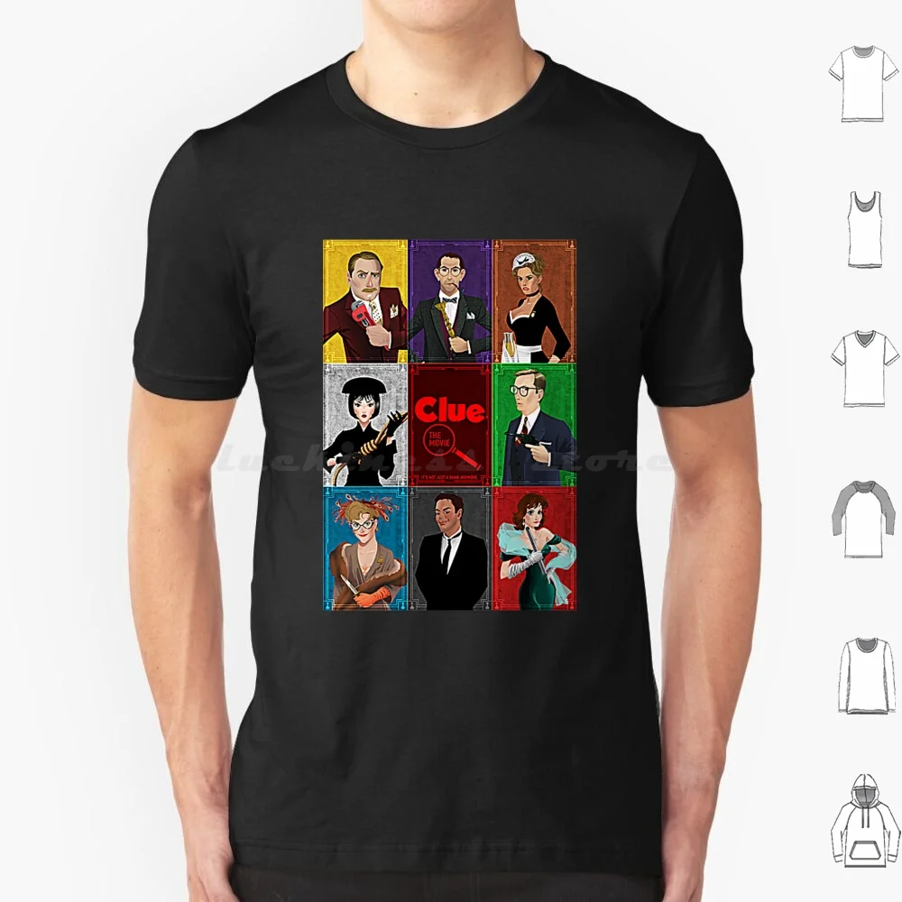 Clue Movie T Shirt, Big Size, 100% Cotton Clue Board Game, 124.Lloyd Clue Movie Madeline Kahn querCurry Eileen