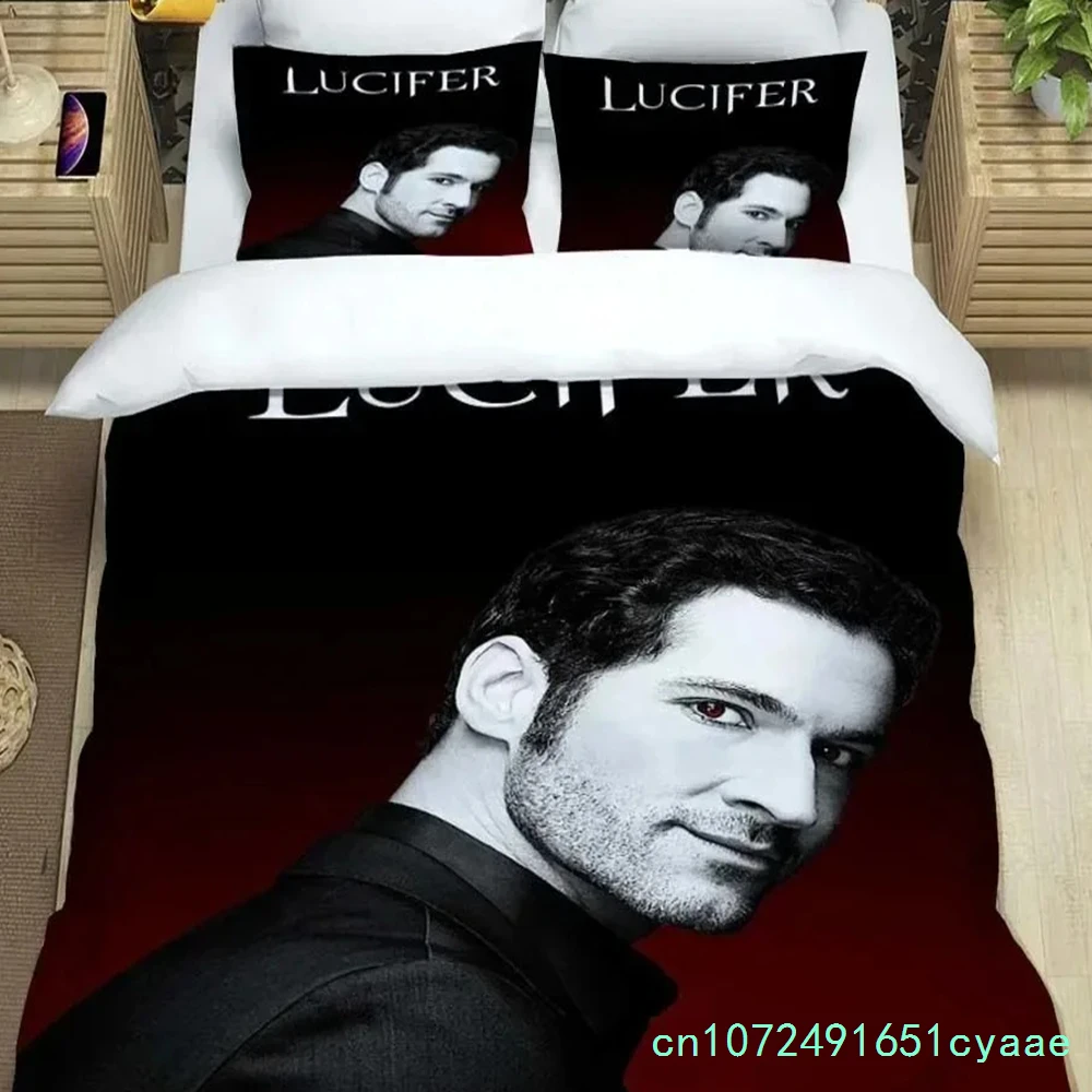 Set Tempat Tidur Lucifer Untuk - Linen Duvet Cover ulasan dan harga