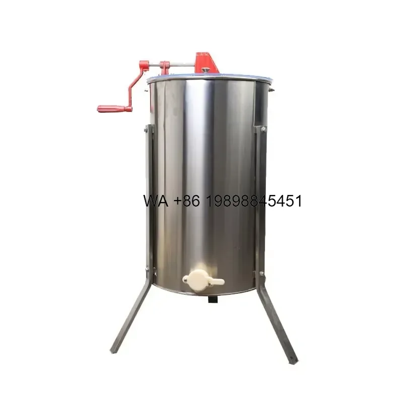 Wmwmnu for Factory Sell Hand Crank Honey Extractor 3 Frame Honey Shaking