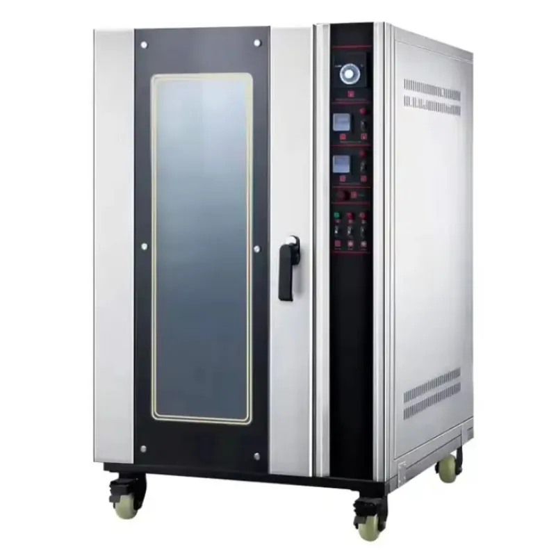 Commercial Gas Stainless Steel Convection Oven Single Double Layer French Bread Cake Baking Machine New Condition For Bakery Use