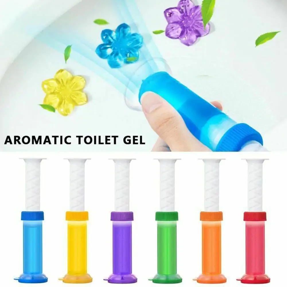 Toilet Fragrance Deodorant Cleaning Gel Air Freshener Aromatic No Traces Deodorant Bowl Cleaner Toilet Perfume Gel