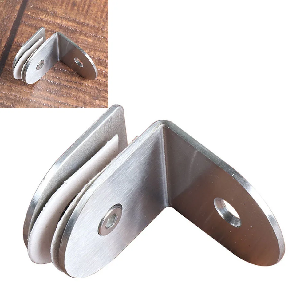 Uchwyt mocujący do kabiny prysznicowej ze stali nierdzewnej do szkła hartowanego o grubości 8-12 mm, do drzwi, okien, balustrad, uchwyt do szkła łazienkowego.