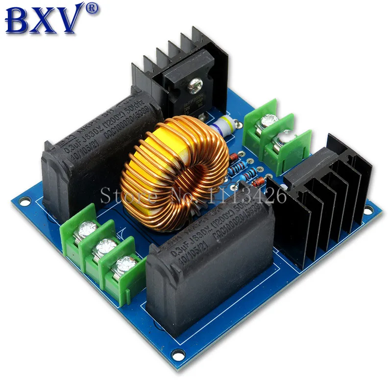 DC 12-30V 30-50KHz Induction Heating Driver Board High Voltage Generator Circuit PCB Induction Heating ZVS Board Module