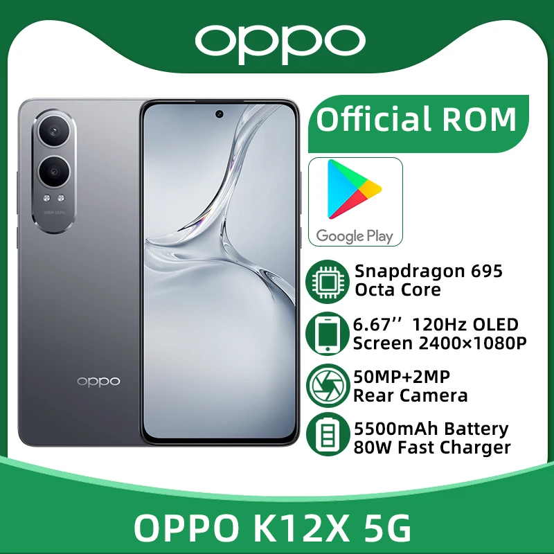 OPPO K12x 5G Snapdragon 695
