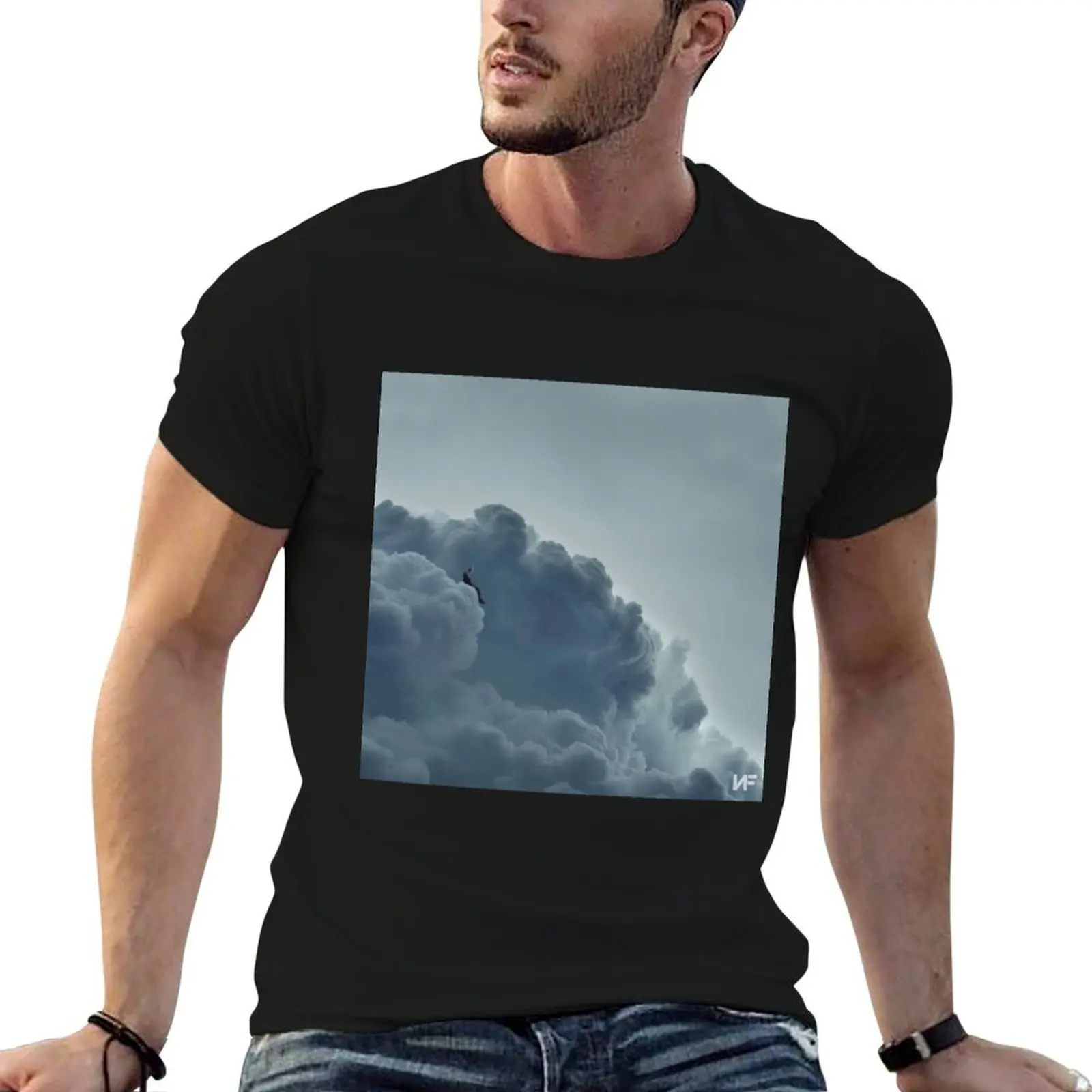 Clouds the mixtape T-Shirt Retro Style Print Casual Top