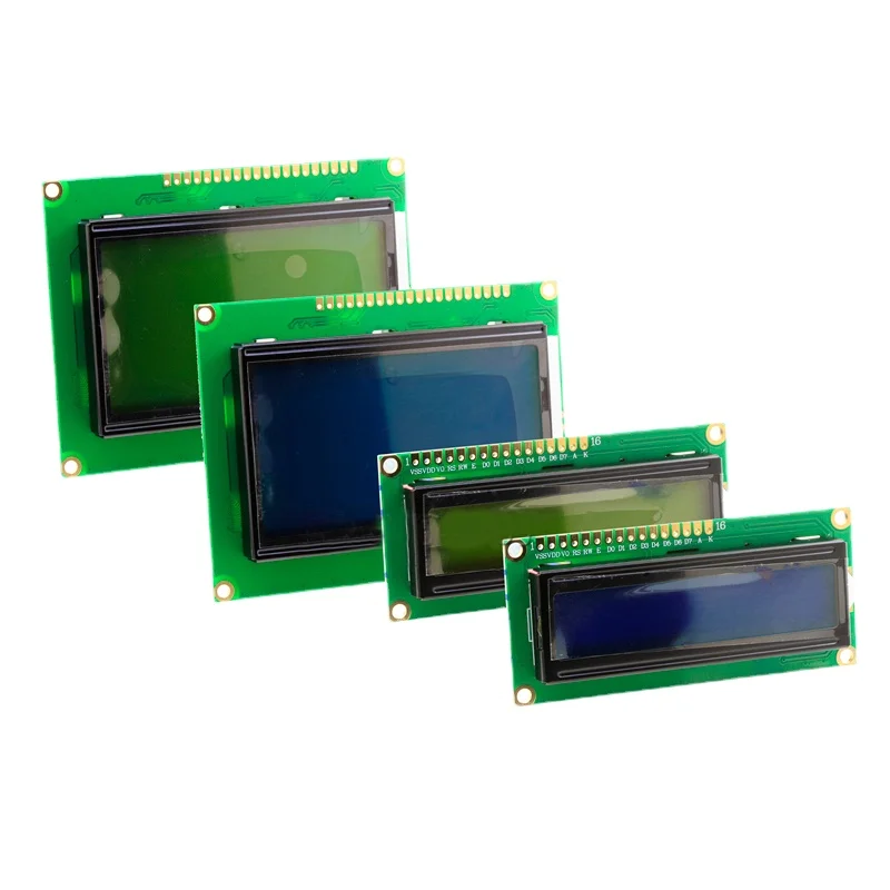 LCD Module Blue Green Screen For Arduino 0802 1602 2004 12864 LCD Character UNO R3 Mega2560 Display PCF8574T IIC I2C Interface