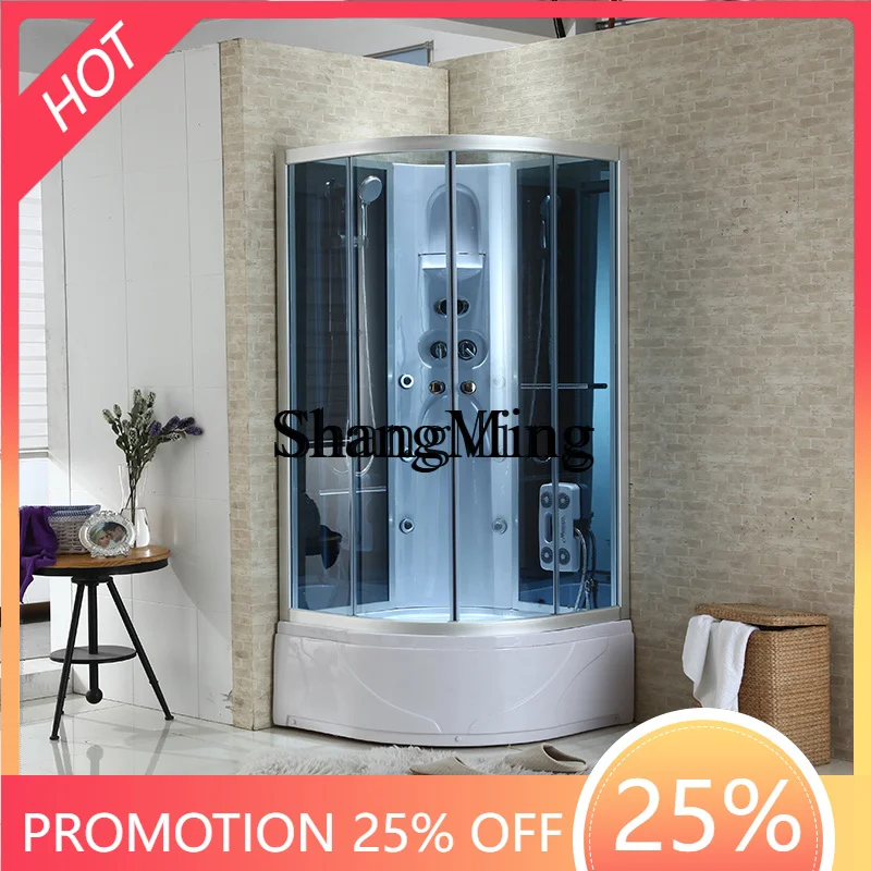 

CL душевая комната, встроенная закрытая ванная комната, дуговый вентилятор из закаленного стекла, паровая ванна