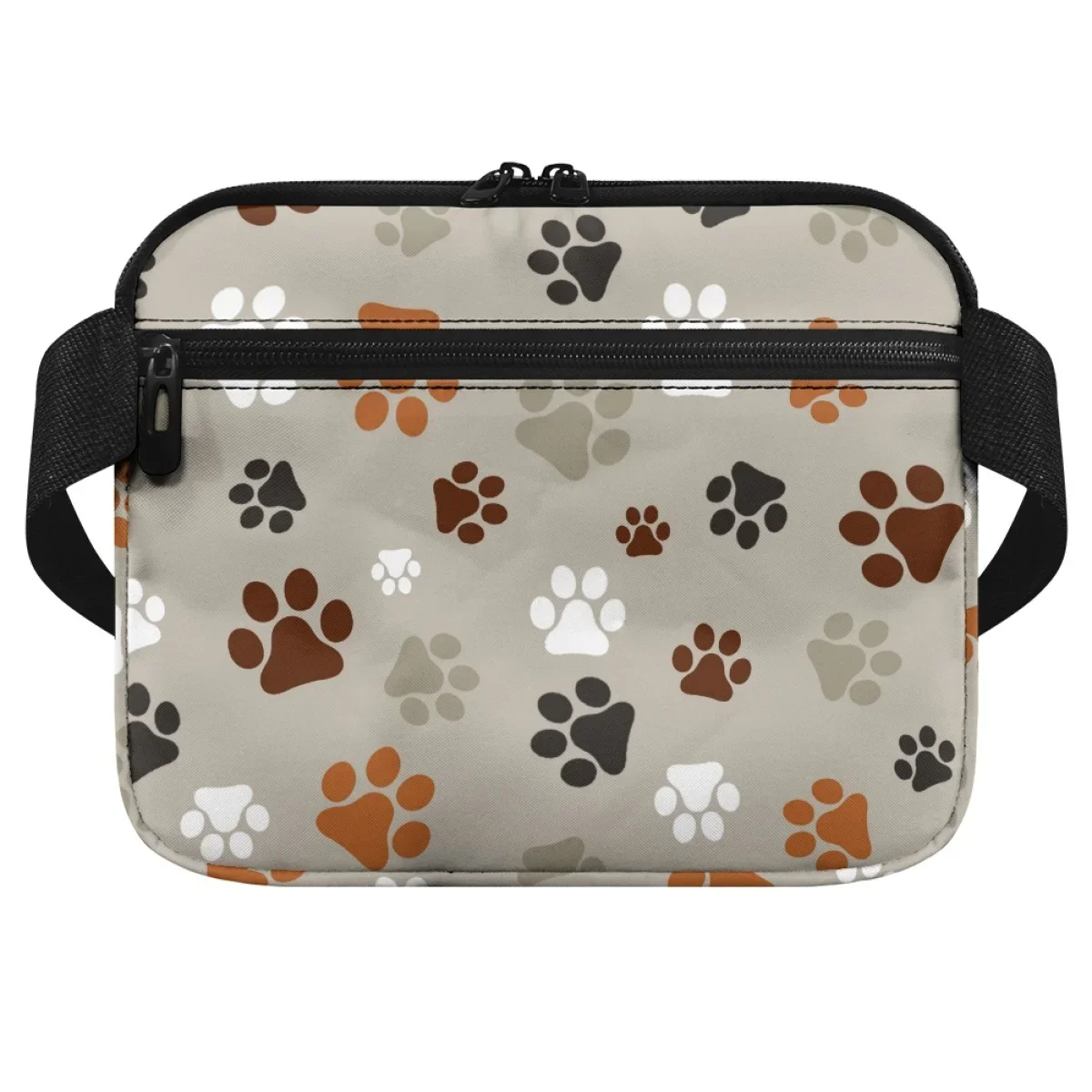 Riñonera médica con diseño de pata de perro para Mujer, bolsa de cintura práctica con múltiples compartimentos y soporte para cinta de lactancia, regalo