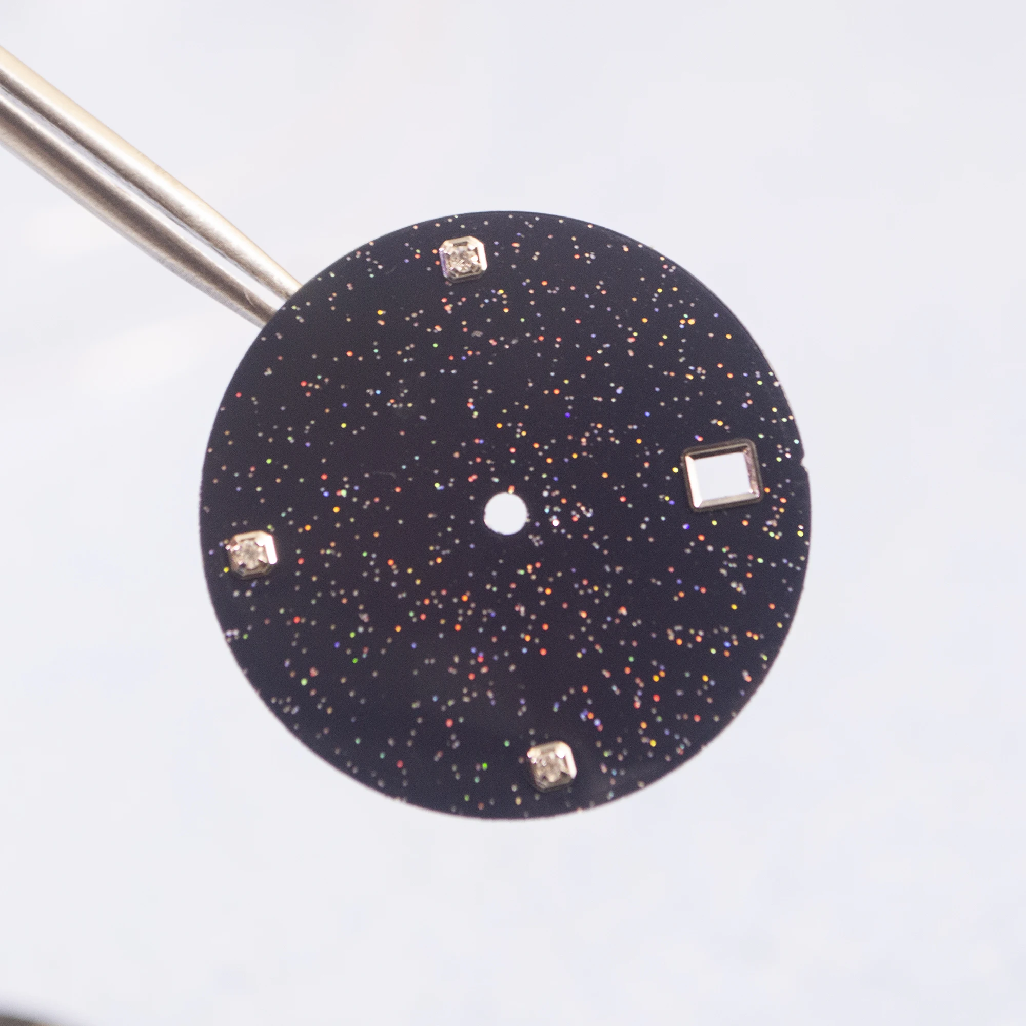 

Sparkling Starry Watch Dial 8215 Watch Dial diamonds Dial For 8215 Mechanical Movement 28.5mm Watch Dial