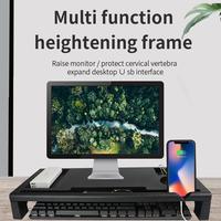 Monitor Stand Riser Computer Stand Desk Organizer With Usb Hub Extender Heightened Shelf For For Laptop PC Printer Stand Base