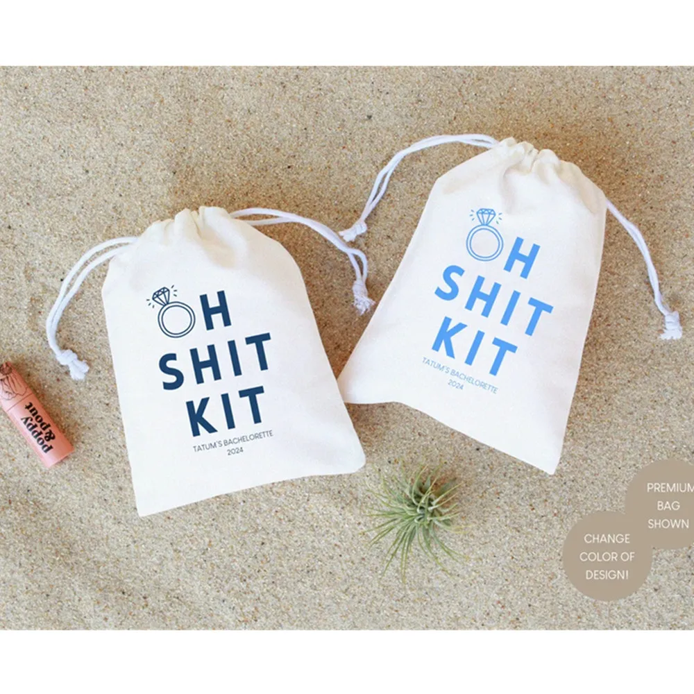 25 PCS Oh Shit Kit - Personalized Oh Shit Kit - Personalized Party Favor - Hangover Kit - Bachelorette Party Favors - Recovery K