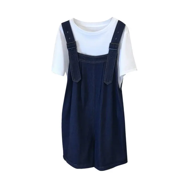 Rompers Playsuits Women Solid Korean Style Fashion Summer High Waist Loose Casual All-match Simple Pure Wide Leg Vintage Y2K