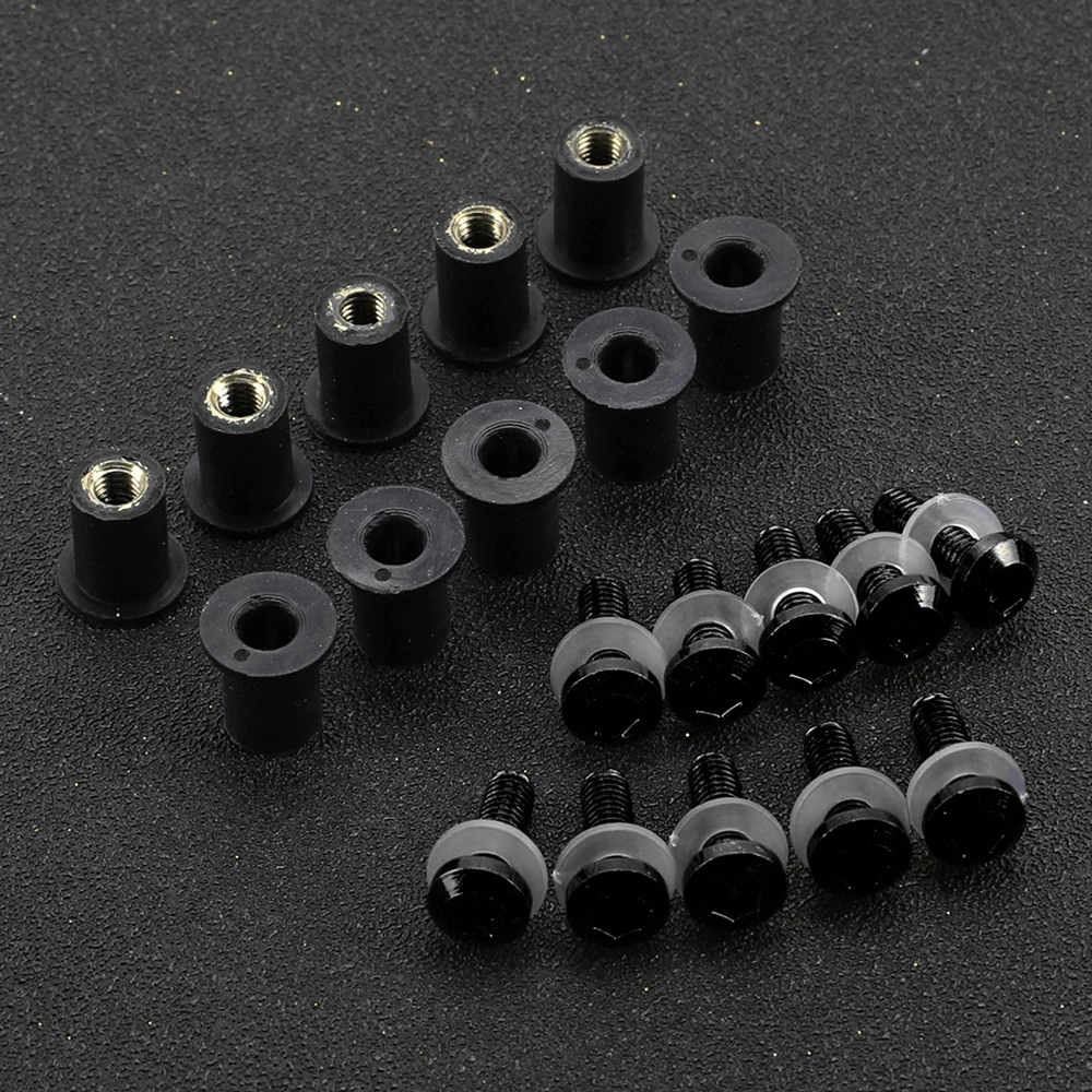 10PCS 5MM Windshield Bolts Kits Windscreen Screws For Ducati 748 916 996 998 749 999 848 1098 1198 Panigale 899 959 1199 1299