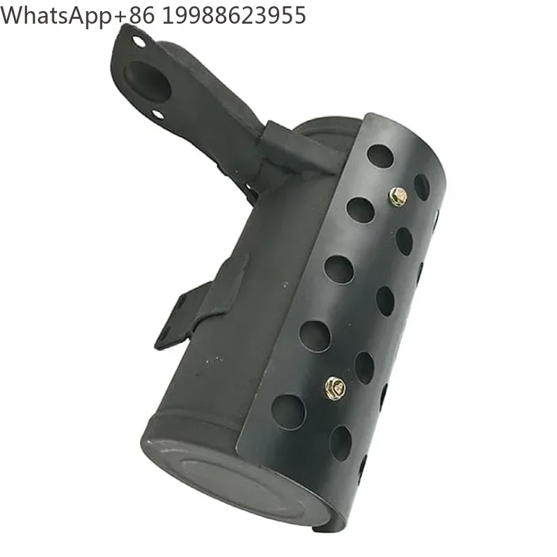 192F DIESEL EXHAUST MUFFLER 195F 4 CYCLE 12HP  WATER PUMP TILLER MUFFIER  SHIELD MANIFOLD PIPE ROTARY CULTIVATOR
