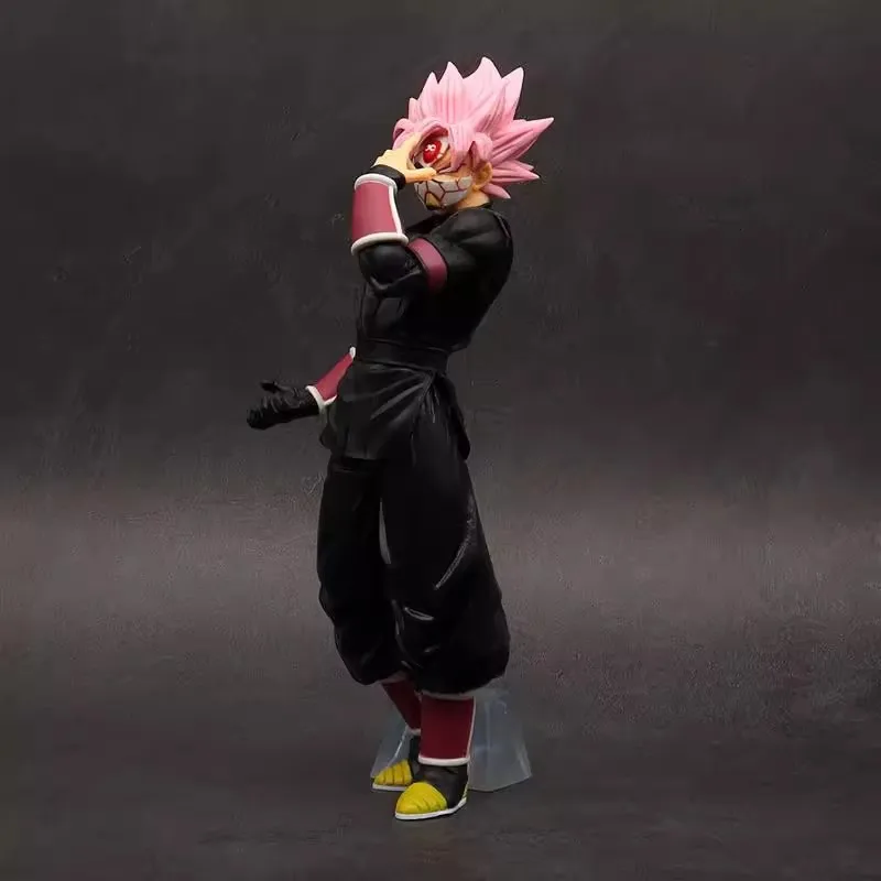 Dragon Ball Masked Goku Black Super Goku Anime Action Figure Model Desktop Ornament Statue Collection Computer Case Model Gift view 3
