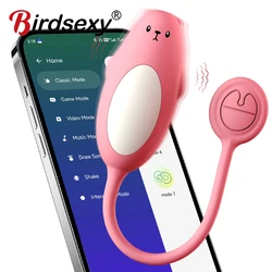 Wireless App Vibrator Female for Women Remote Control Bluetooth Dildo Vibrating Egg Erotic Sexulaes Toy for Women Couple Shop