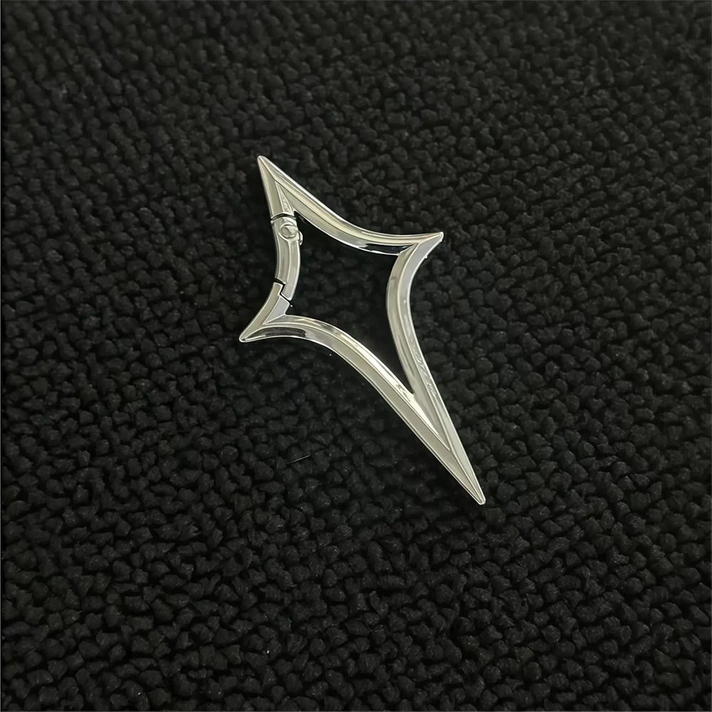 Cross Shaped Star Hook Buckle Keychain