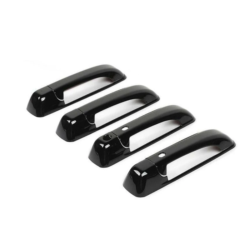 

Car Glossy Black Front Rear Left Right Door Handle Cover Trim Set Fit for Dodge Ram 1500 2010 2011 2012 2013 2014 2015 2016 2017