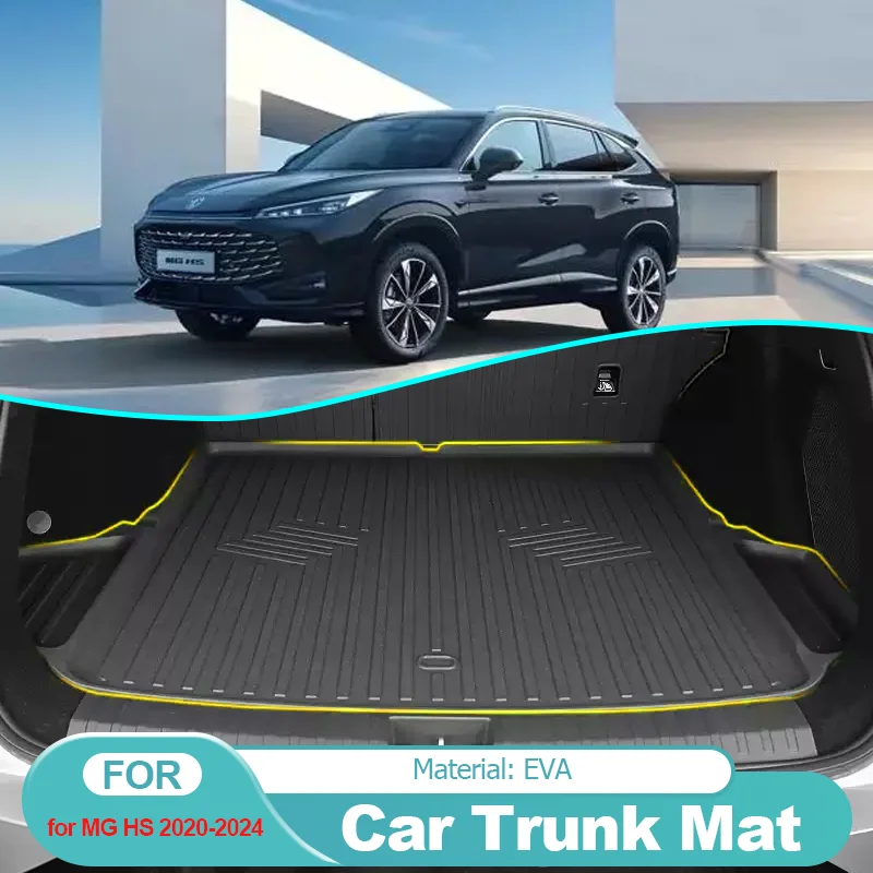 for MG HS AS23 MGHS Phev 2023 2020~2024 Car Trunk Mats Rear Boot Cargo Liner Covers Storage Tray Pad Luggage Carpet Accessories