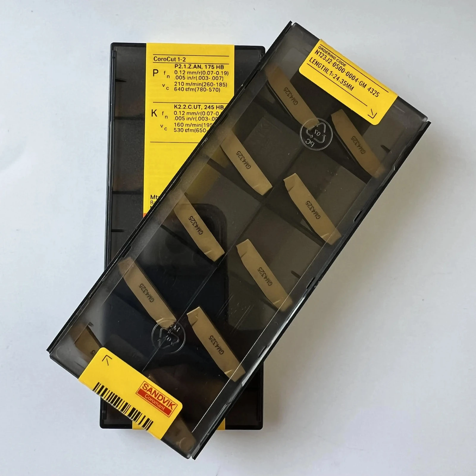 

N123J2-0500-0004-GM 4325 /Original carbide blade 10 Pcs
