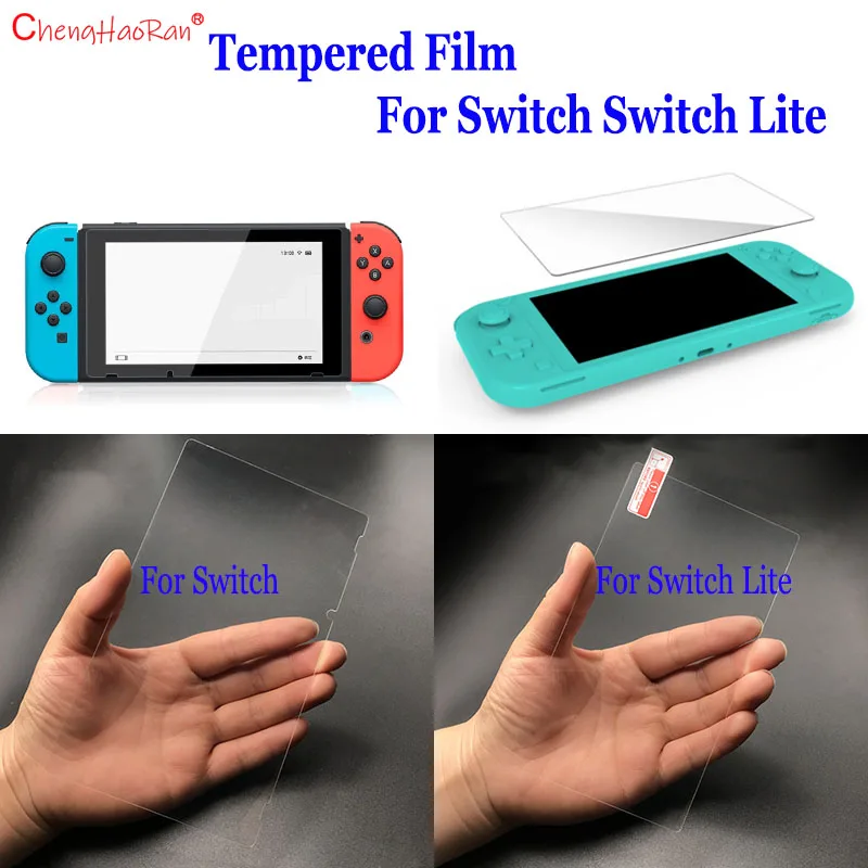 1PCS LCD Screen Tempered Film For Nintendo Switch Lite Scratch Resistant Explosion-proof Switch Protective Film