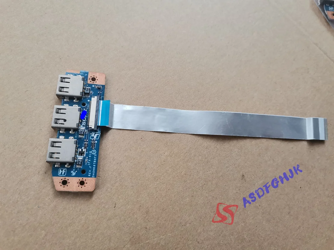 Genuino para Sony VAIO sve15125cxs 15,5 "placa USB con cable da0hk6tb6f0 completamente probado