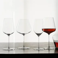 Burgundy Bordeaux Style Luxury Upscale Banquet Party Wine Glass Extremely Thin Masterly Craft Perfect Flawless Classics Goble