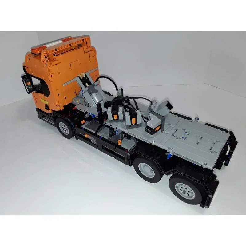 MOC-92116 RC colección de basura automática camión de bloques de construcción modelo 4845 piezas personalizadas niños juguete para regalo de cumpleaños