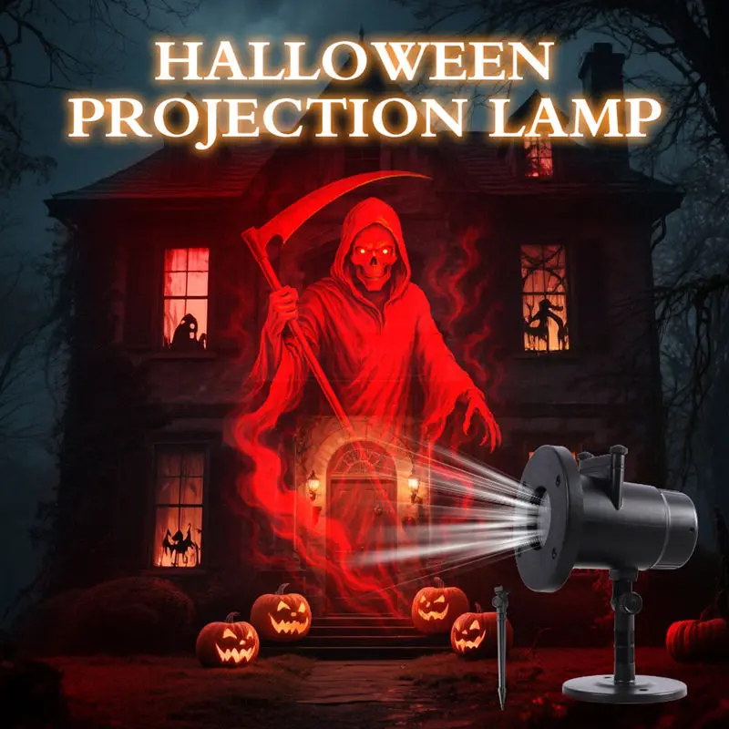 2026 New Halloween Ghost Decor Light, Outdoor Waterproof LED Lamp, Yard Courtyard Party Festival Atmosphere Decoration Light