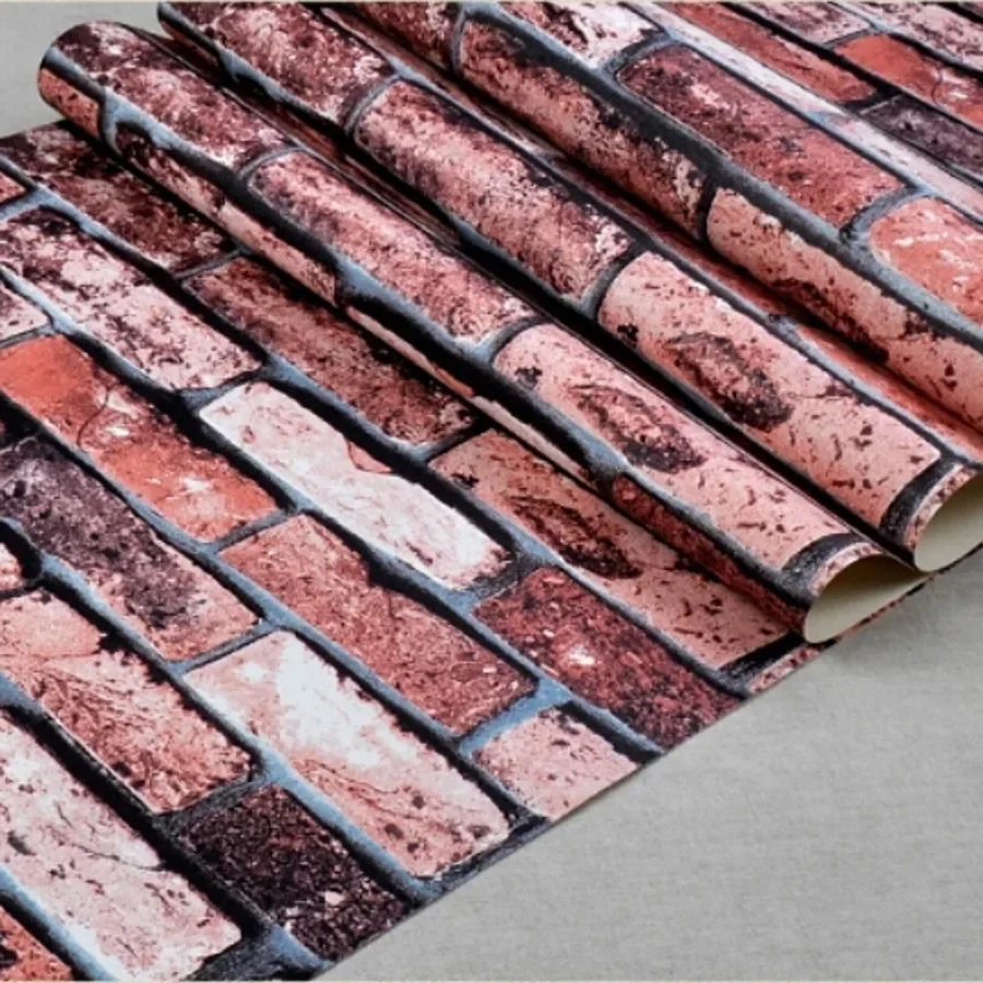 beibehang papel de parede 3d wallpaper for living room bedroom retro brick stone wall paper roll Home Decoration Wall Decor