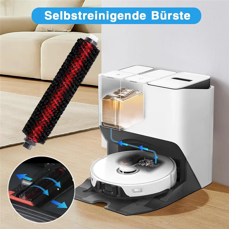 ABUD-untuk Roborock S8 Pro Ultra/S8/S8 +/S8 Plus Suku Cadang Penyedot Debu Sikat Sisi Utama Filter Hepa Kantong Debu Kain Pel